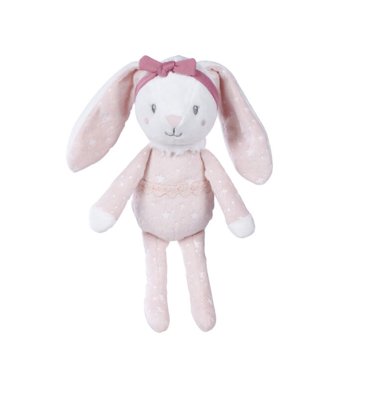  - bonne glow plush pink rabbit 25 cm 